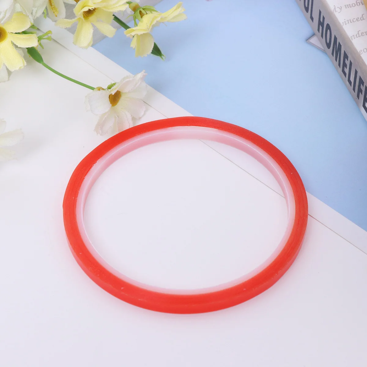 Cinta adhesiva de doble cara transparente de 5 mm y 5 m resistente al calor resistente al agua para protector de pantalla de teléfono móvil
