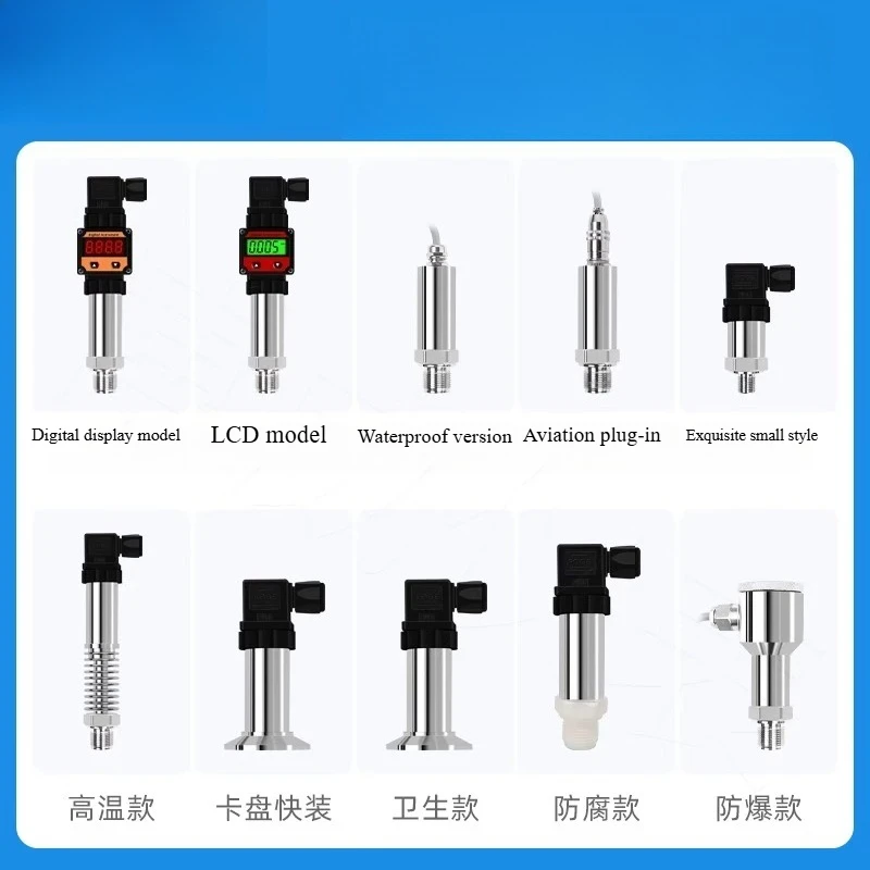Sanitary Clamp Diaphragm Pressure Transmitter XK-131, 4-20mA Anti-blocking Pressure Sensor