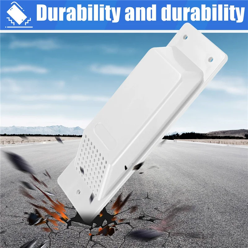 ABUL-16PCS Shipping Container Air Vent Kit Heavy Duty Shipping Container Accessories Flow Ventilation Kit White