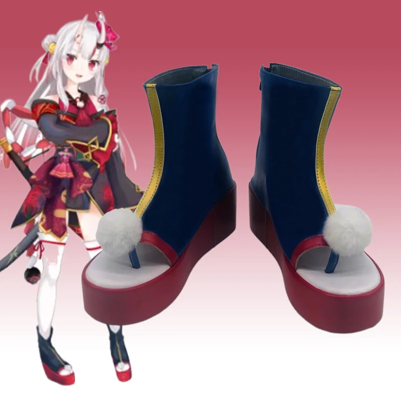 

Nakiri костюм аяме для косплея Shoes Hololive Vtuber Сделанные на заказ ботинки Хэллоуин вечерние косплей реквизит костюм аксессуар для ролевых игр