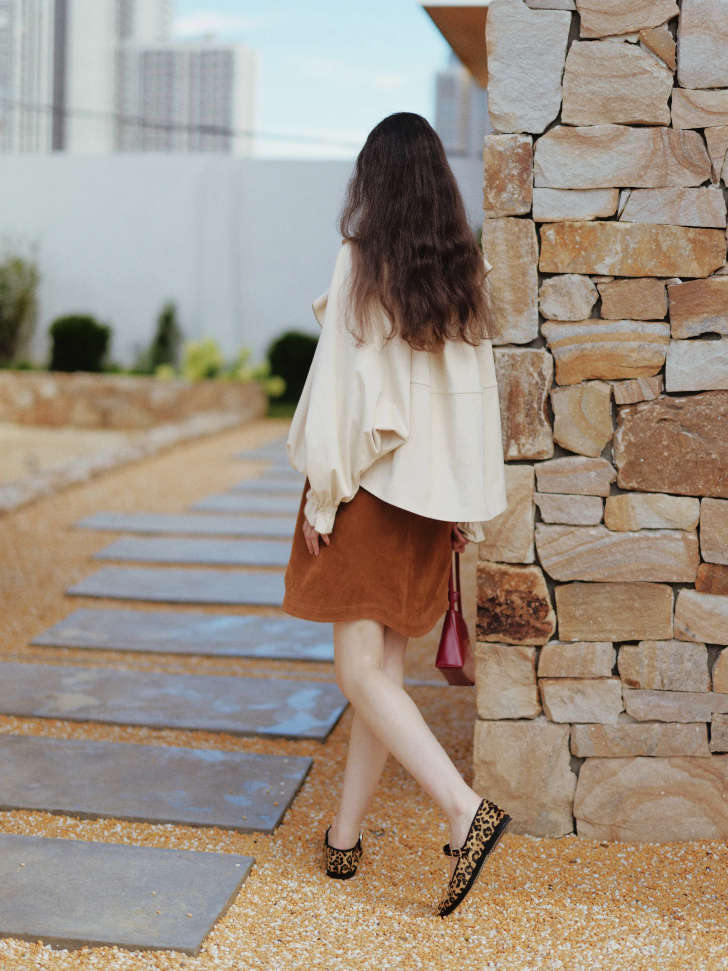 Te by FrigidOrg Autumn Winter New Wide Ruffle Suede Jaet Casual Sle Polyester Fiber Batwing Sve ort Coat for Women