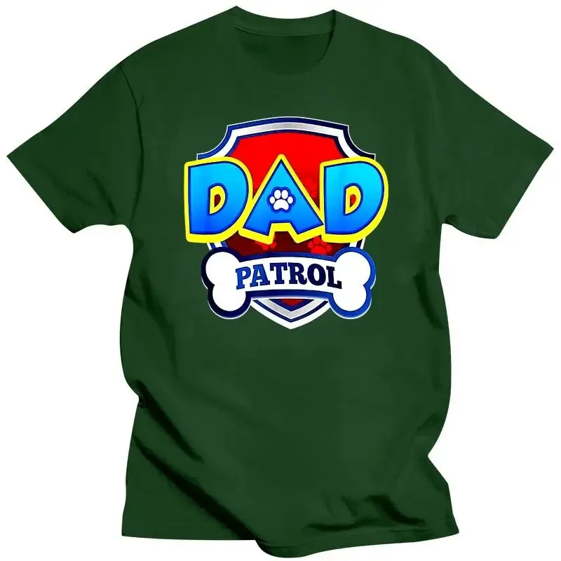 Mens Clothing Dad Patrol Shirt Dog Funny Gift Birthday Party Black T-Shirt Size S-4Xl Birthday Gift Tee T Shirt for Men Tops