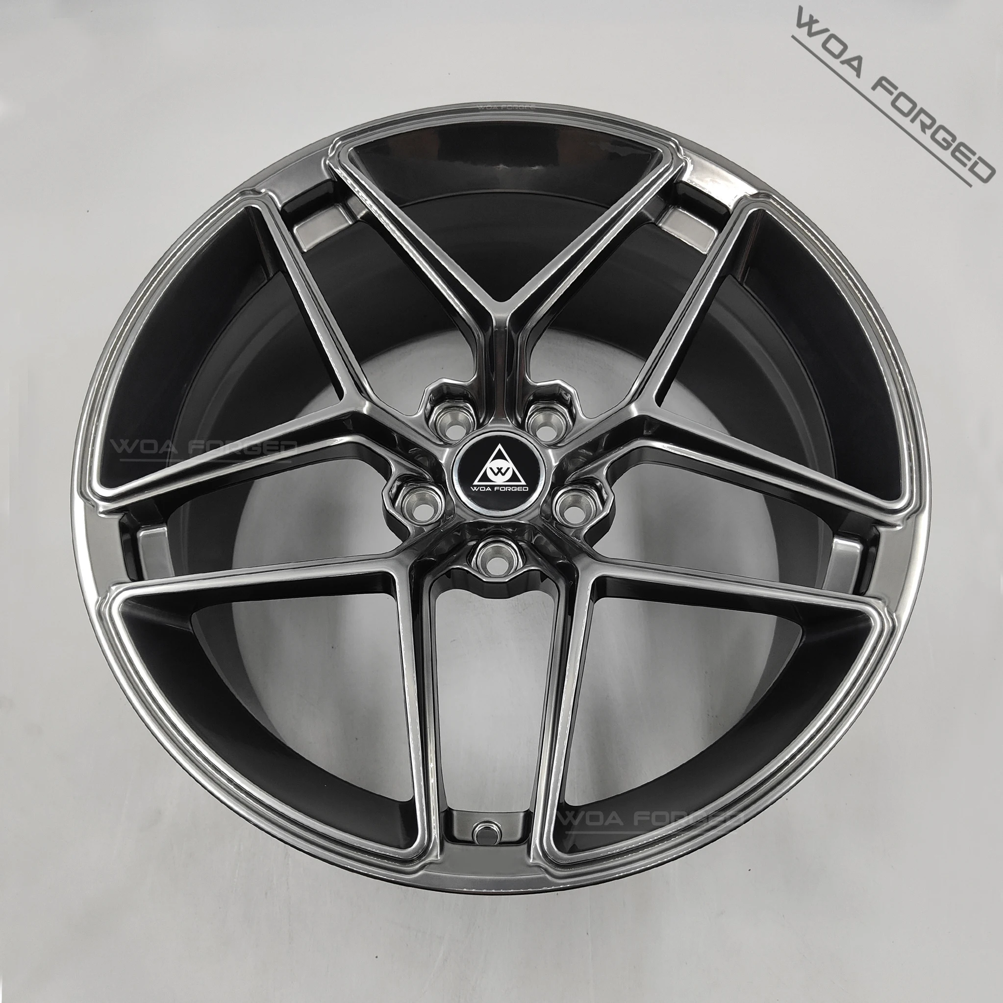 حار بيع مخصص مزورة 18-26 بوصة عجلات سيارة سبيكة عالية الجودة FF11 خمسة تكلم عجلات رياضية 5x108 5x120 عجلات حافة الألومنيوم