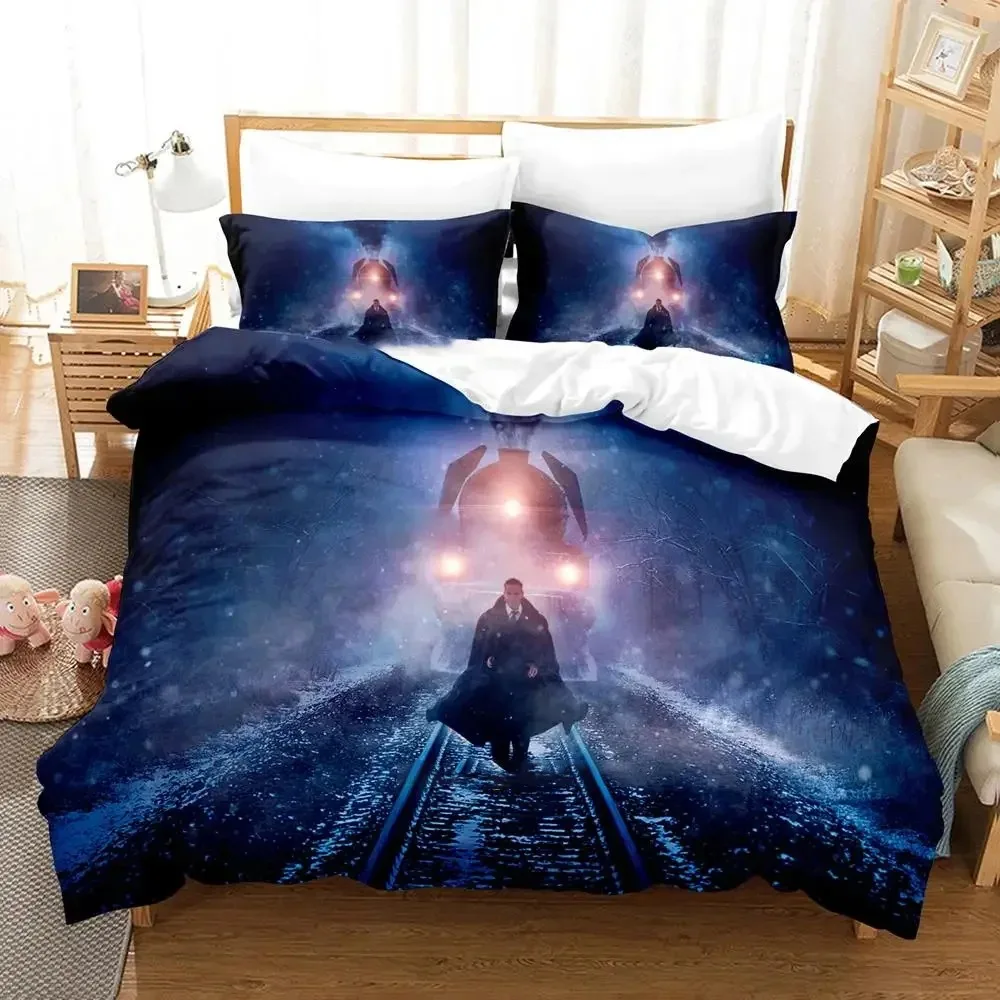 Movie Murder on the Orient Express Bedding Set Duvet Cover Bed Set Quilt Cover Pillowcase Comforter king Queen Size Boys Adult