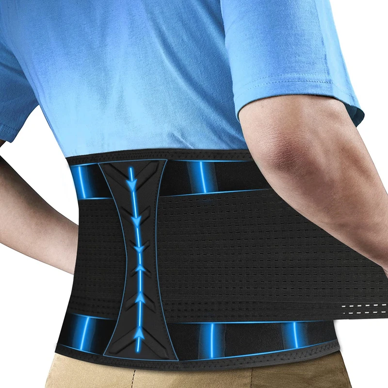 

Adjustable Waist Trainer Trimmer Spine Back Brace Lumbar Support Belt Herniated Disc Sciatica Scoliosis Body Shaper Gym Belts