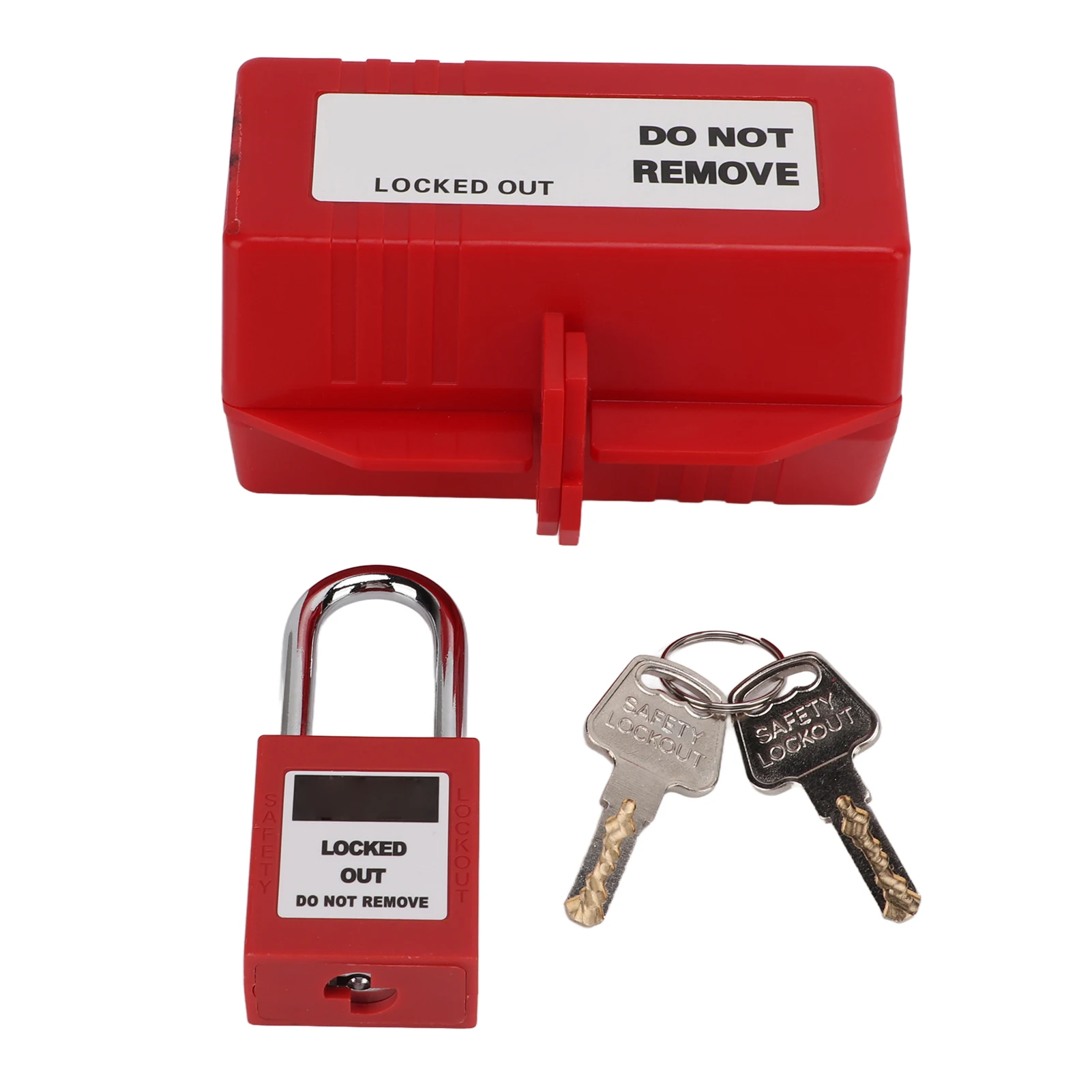 

Plug Lockout Thicker 100‑220V Plug Lockout Device Reinforced Shell with 38mm Padlock for Electric Power for Industrial