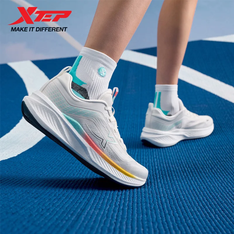 

Xtep Tancheng 2.0MAX Running Shoes For Women 2025 New Summer Stability Athletic Shoes Jogging Breathable Sneakers 975218110078
