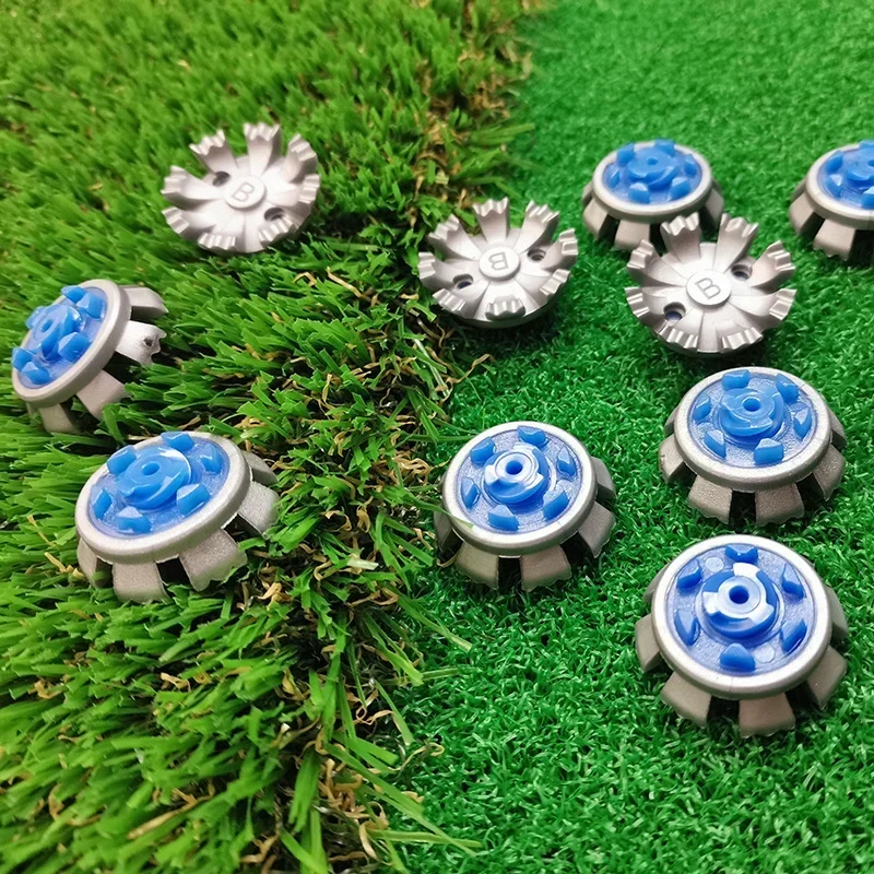 Anti Slip Golf Spikes Substituição, Parafuso TPR Studs, Turn Pins, Torção rápida, Spikes sapatos ultra finos, 14pcs