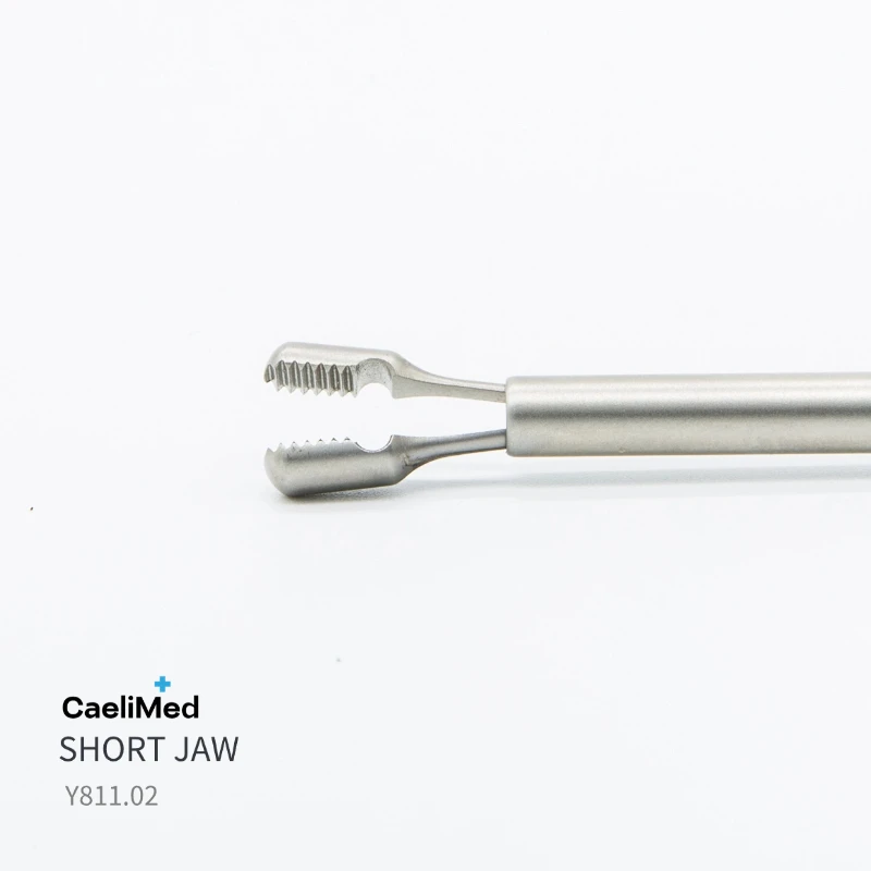 Reusable Spring-loaded Grasping Forceps – Laparoscopic Self-locking Ratchet Grasper for Surgery ON SALE
