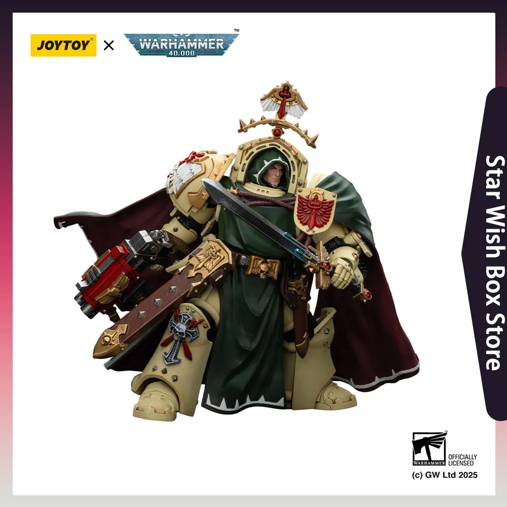 

Фигурки JOYTOY Warhammer 40k 1/18 Темные ангелы Белиал Гранд Мастер смерти с мечом тишины и буря