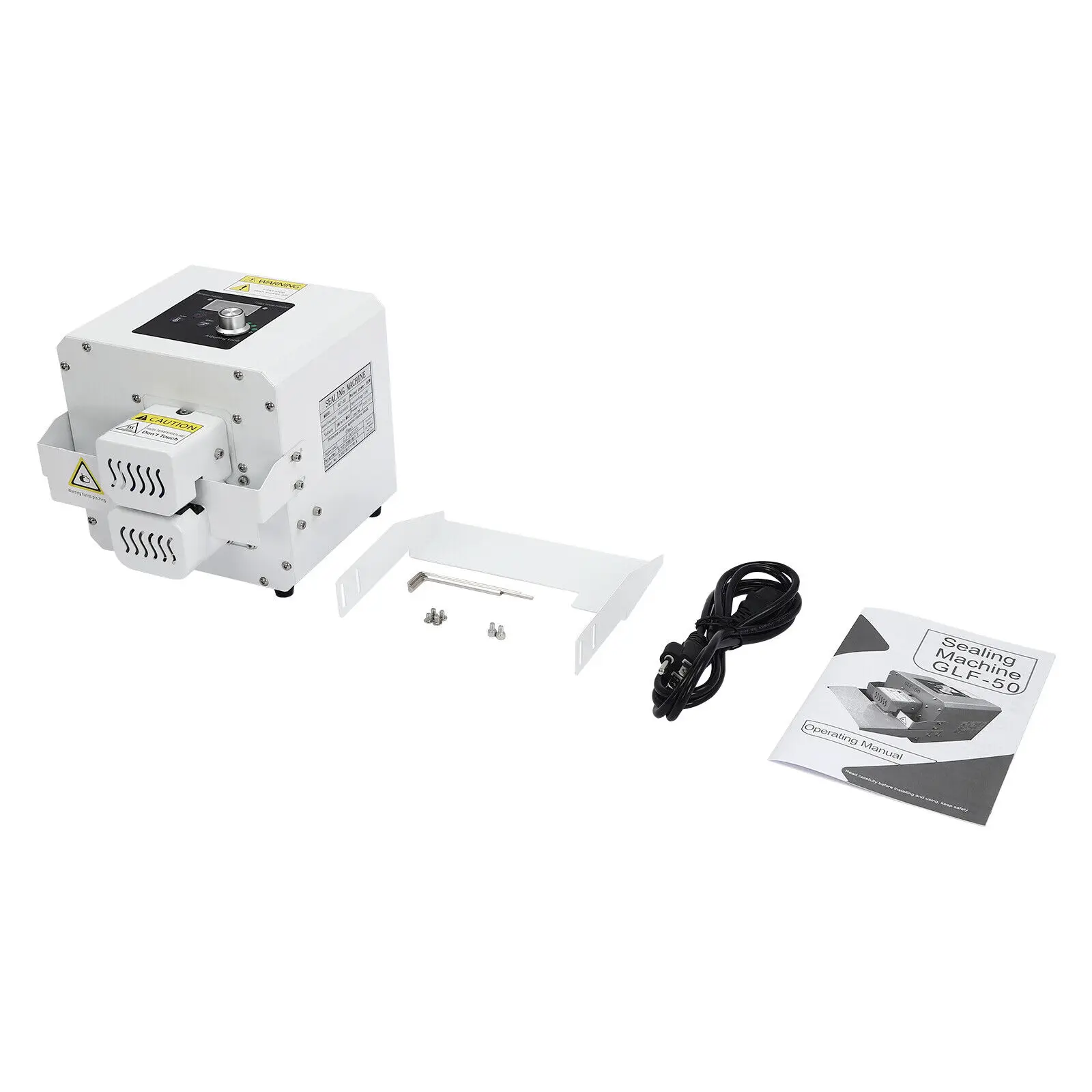 80W Commercial Plastic Bag Sealer Automatic Food Plastic Bag Heat Sealing Machine 0-200°C/32-392°F