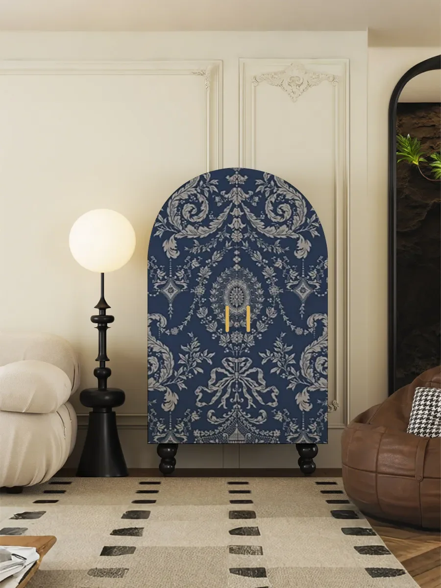 One-piece installation-free all-solid wood wardrobe household bedroom convenient clothes hanging storage cabinet locker