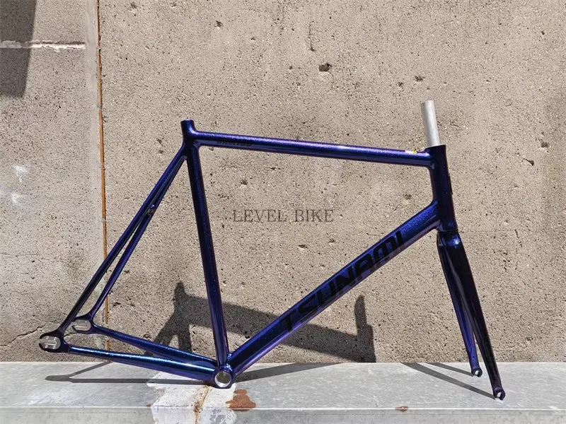 TSUNAMI SNM100 スパチ 105コンポ 引き取り大歓迎 手13 TSUNAMI XXL Size SNM100 Frameset Fixed Gear 700c Aluminum Big