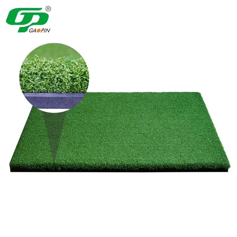 Venta al por mayor, estera de rango de Golf, estera profesional para golpear, camiseta de inserción, estera simulador de Golf de hierba de nailon, ayuda para entrenamiento deportivo al aire libre