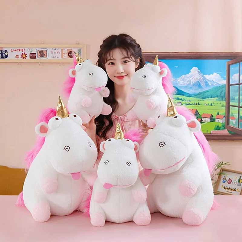 

Cute Pink Unicorn Plushie Soft Stuffed Animal Doll Kawaii Decorative Collectible Birthday Christmas Gift 2026 New Stock