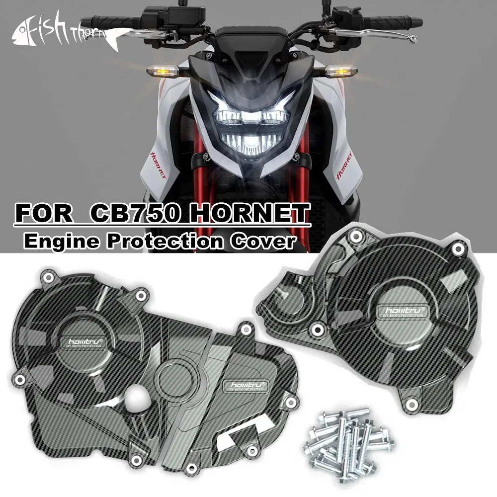 

Motorcycle Engine Cover Sets For Honda CB750 HORNET CB750 CB 750 2023 2024 Bonnet Protector Engine Cover