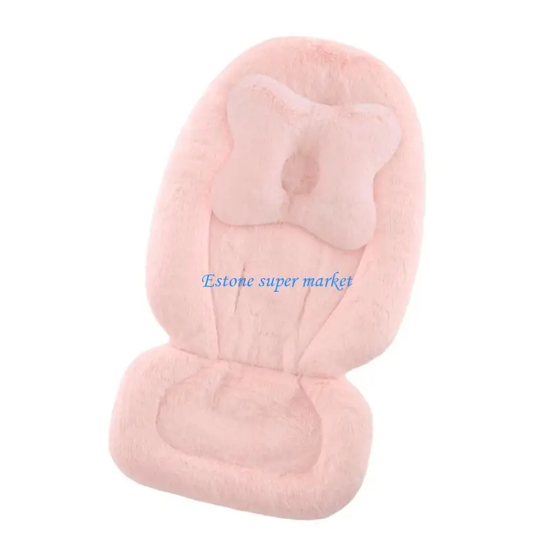 090B Cómodos cochecitos bebé, cesta transporte, cojín asiento seguridad, forro suave para cómodas salidas