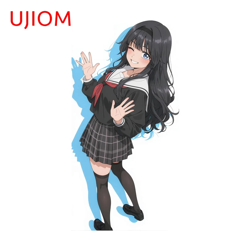 UJIOM Kaoruko Waguri Wall Sticker Popular Anime Item Bathroom Organizer Decals Scratch Proof Vinly Smooth And Clean Surface