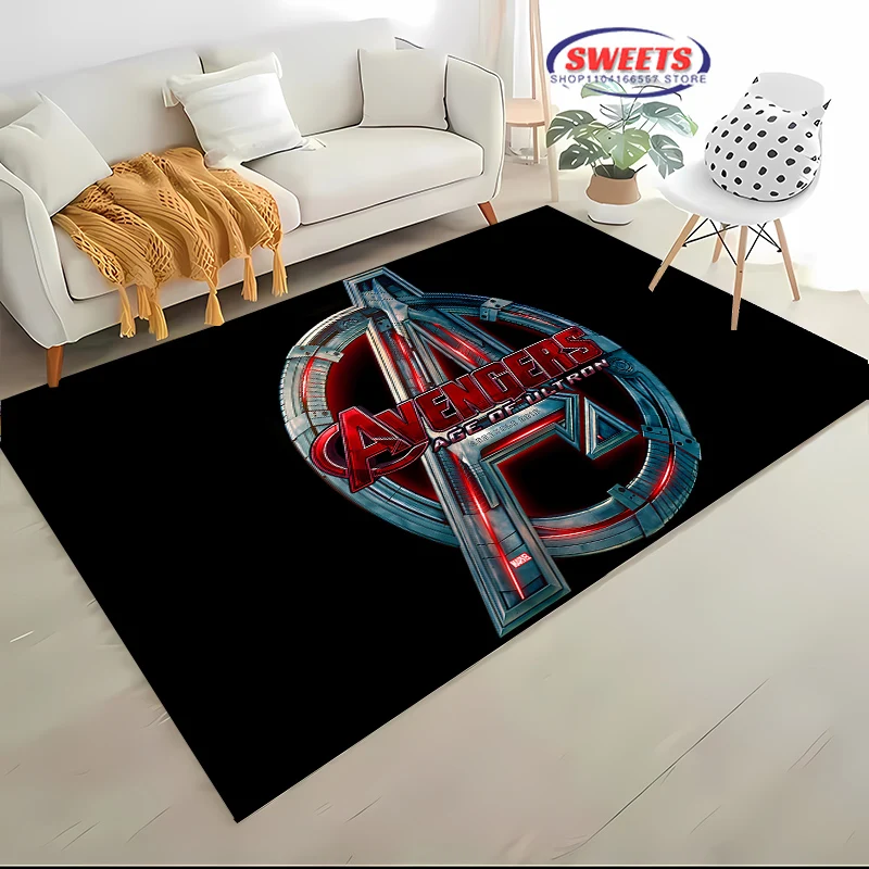 3D Printing M-mravel Sign Carpet for Living Room Bedroom Hallway Long Strip Anti-slip Soft Rug Sofa Doormat Home Decor Mat Gift