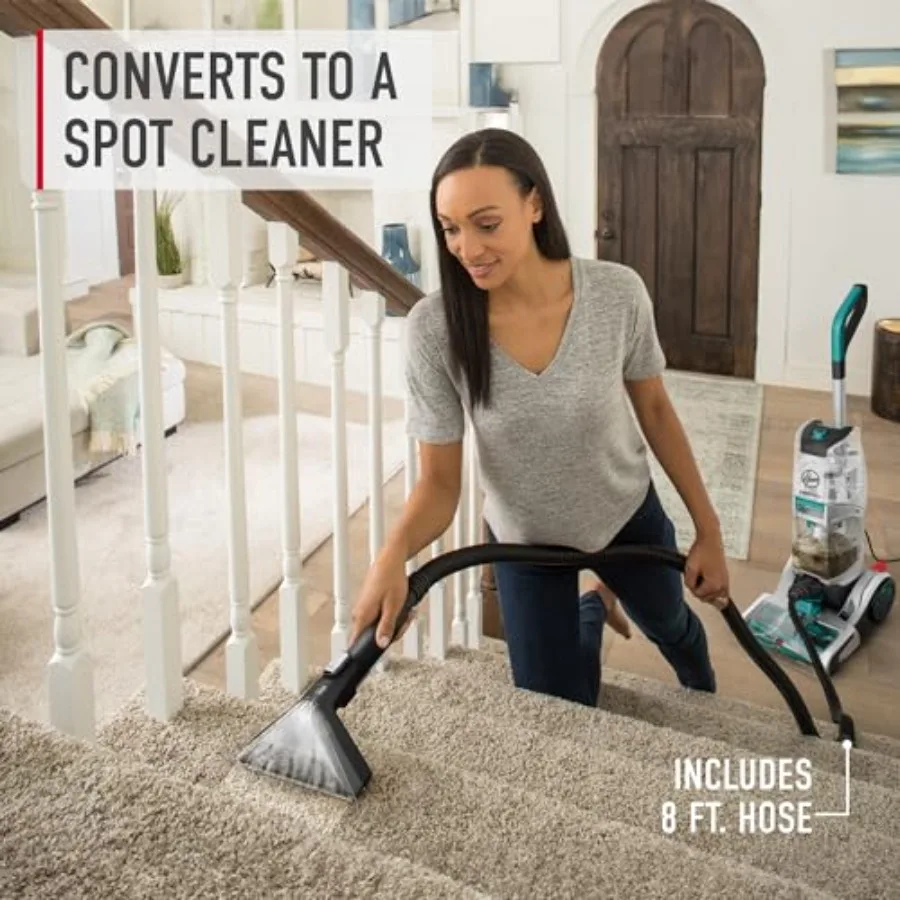 Máquina automática de limpeza de carpetes Hoover Smartwash FH52000 turquesa
