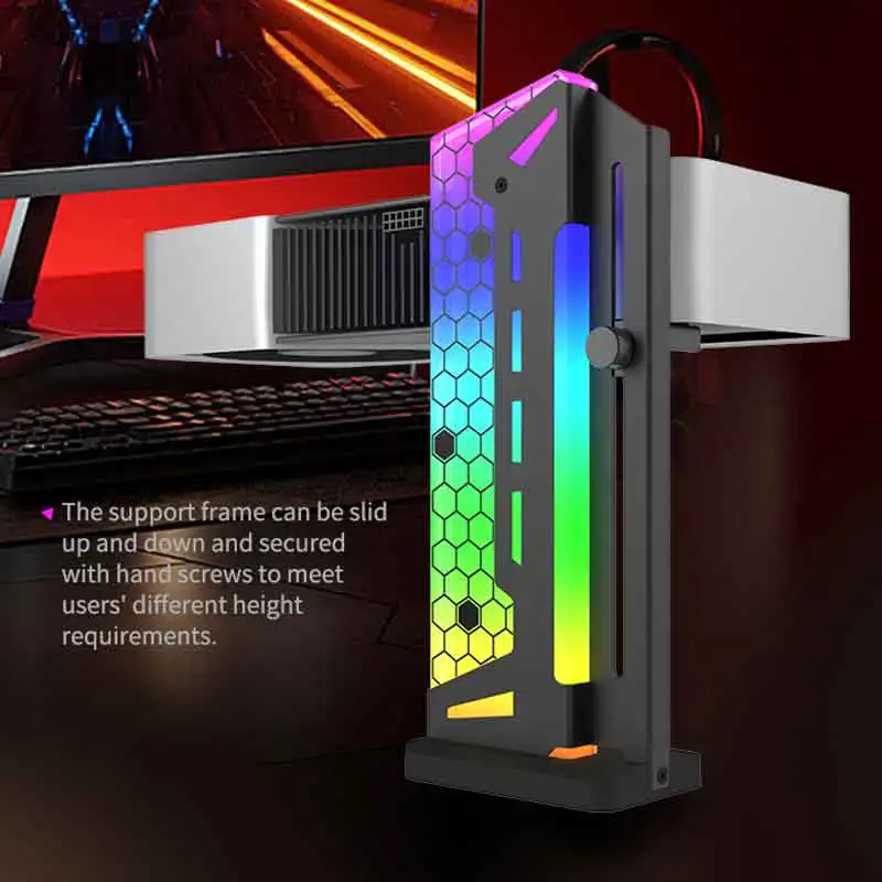 UPSIREN GCHT-170 Graphics card bracket/Sliding adjustment/5V 3pin ARGB male and female connector/Magnetic design at the bottom