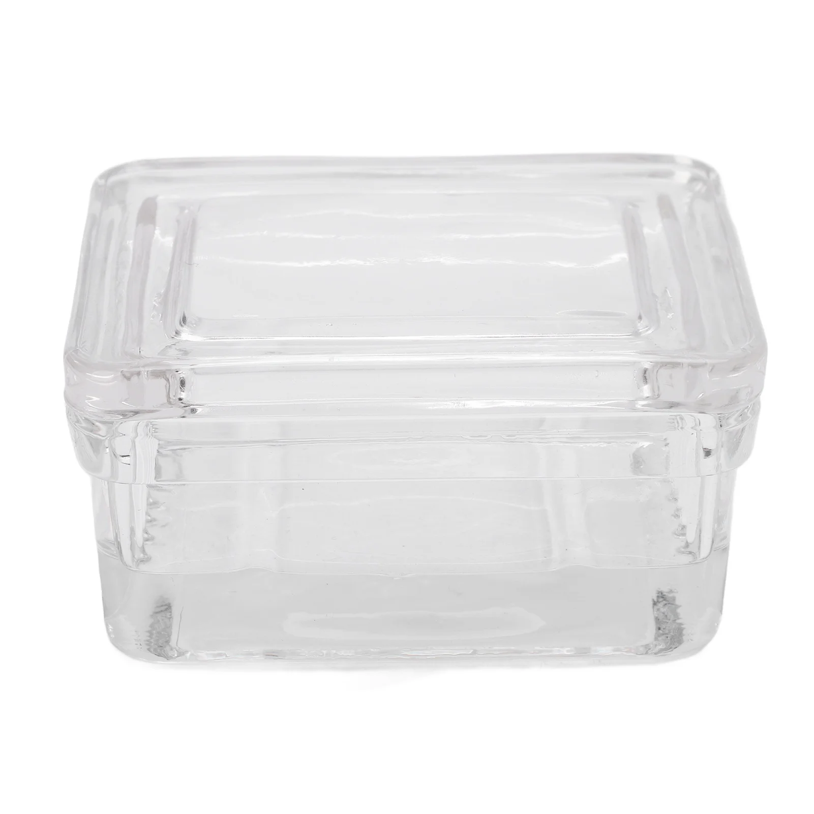 Glass Staining Jar with Lid Animal and Plant Specimens Slide Staining Tank Clear Container for Laboratory Experiments 10 Slides