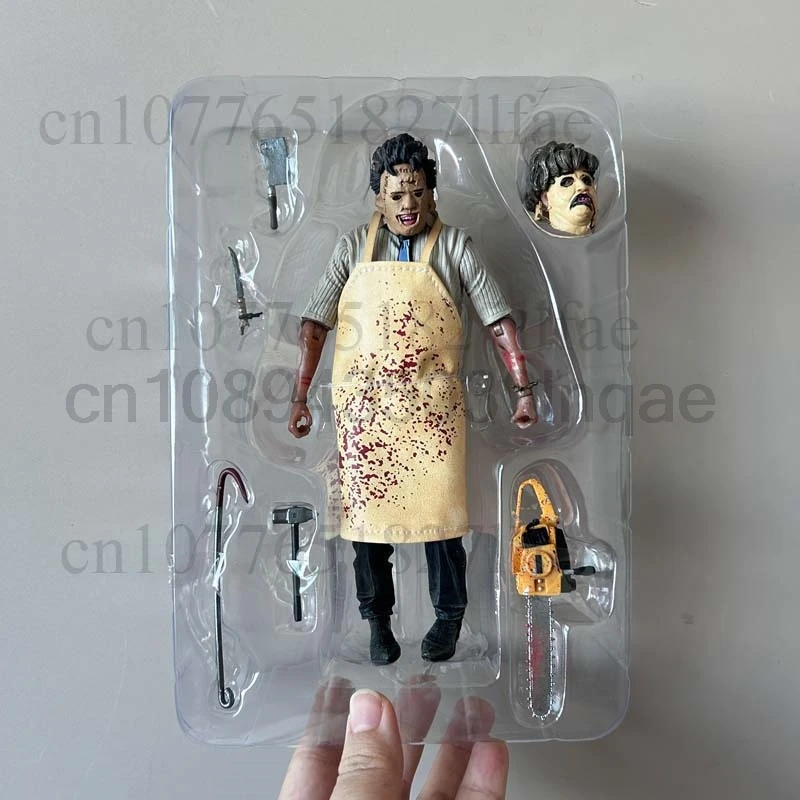 Leatherface The Texas Chainsaw Massacre Fortieth Anniversary Horror Movie Characters Action Figure Model Toys Horror Doll Gift