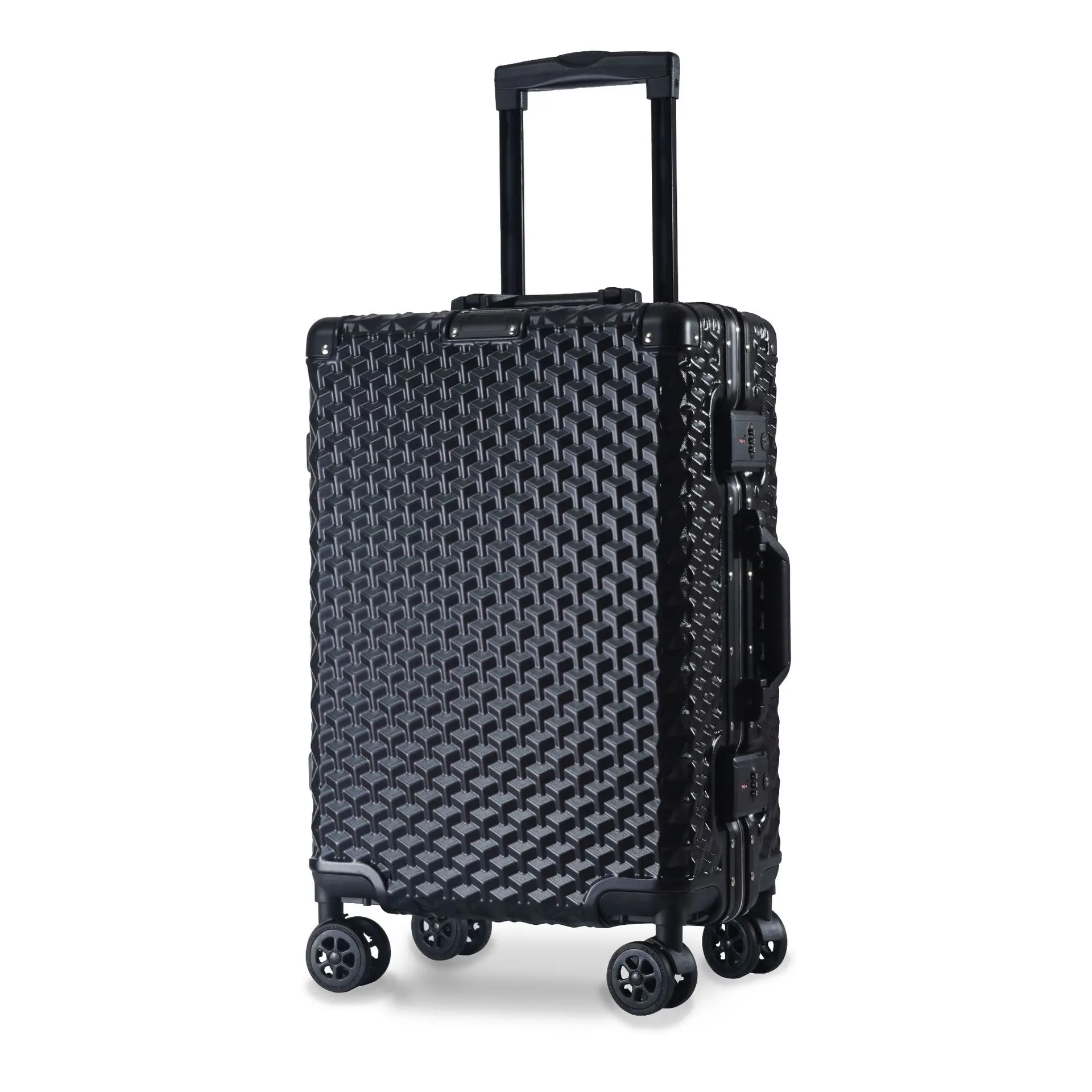 (51) Luggage aluminum frame high-value 24-inch suitcase thickened anti-fall 20-inch carry-on trolley case