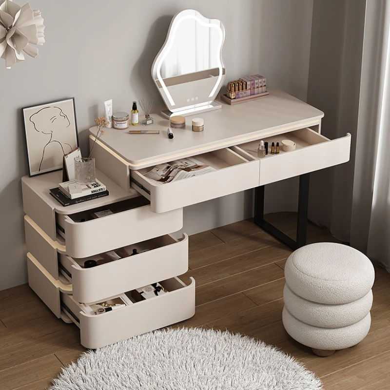 

Aesthetic Room Furniture Dresser Vanity Desk Bedside Table Modern Night Stands Dressing Makeup Hotel Luxury Vanitty Tocador