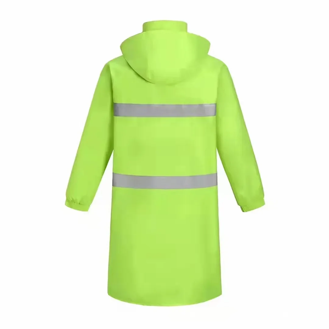 Emergency Duty Reflective Raincoat Rain Coat Women Outdoor One-piece Raincoat Unit Labor Protection Road