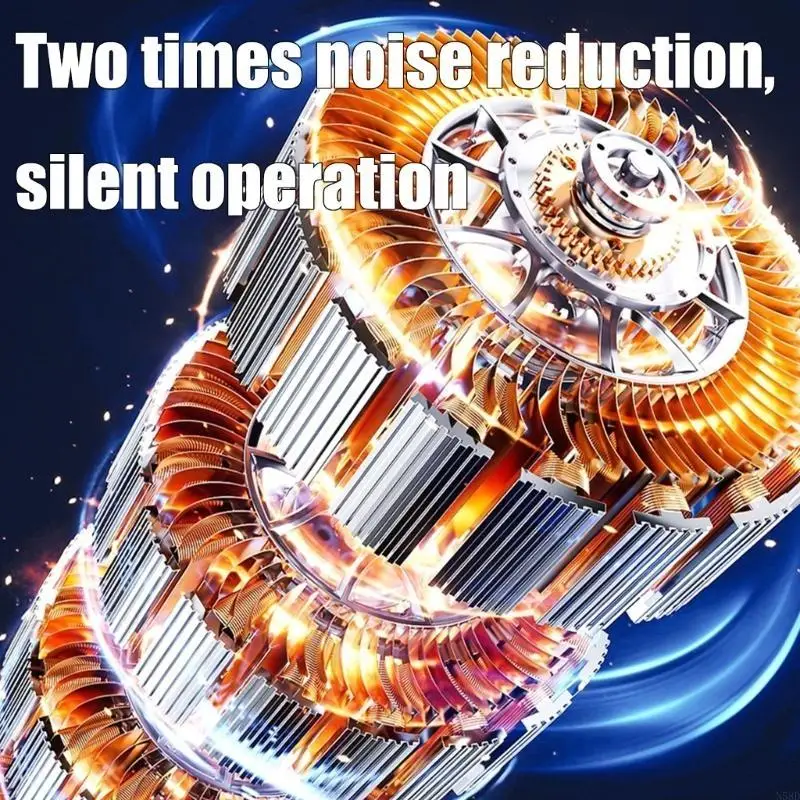 

Мини -портативный вентилятор со 100 регулируемой скоростью тихий USB.