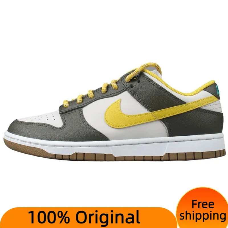 Nike Dunk Low Retro Premium Cargo Khaki Vivid scarpe da ginnastica con zolfo