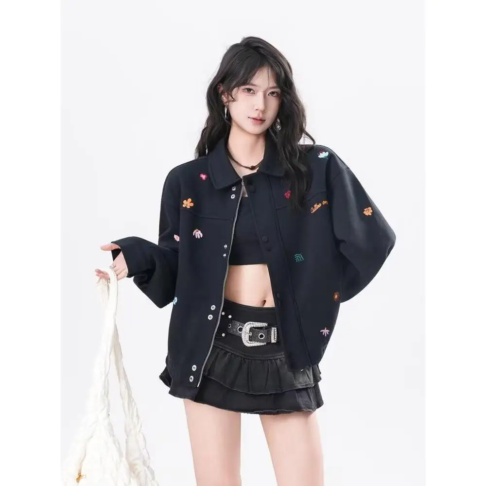 

Свободный крой, мужская куртка, весна-осень, уличная одежда, Гонконгская мода, Harajuku, корейская версия, модная верхняя одежда для молодежи