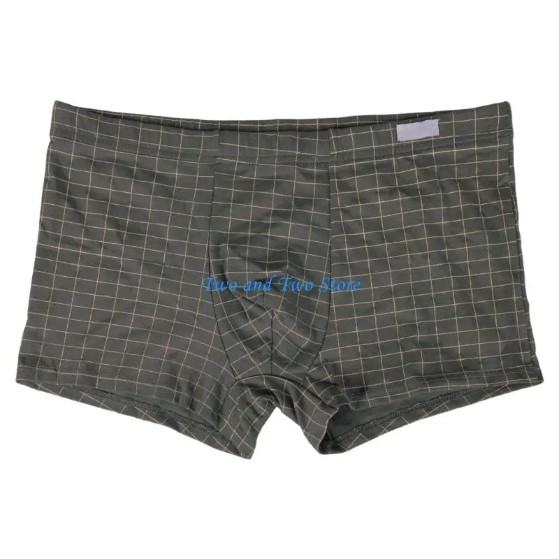 HX6F Men's Underwear Briefs Men Trunk Briefs Stretch Cotton Underwear New Year Gift