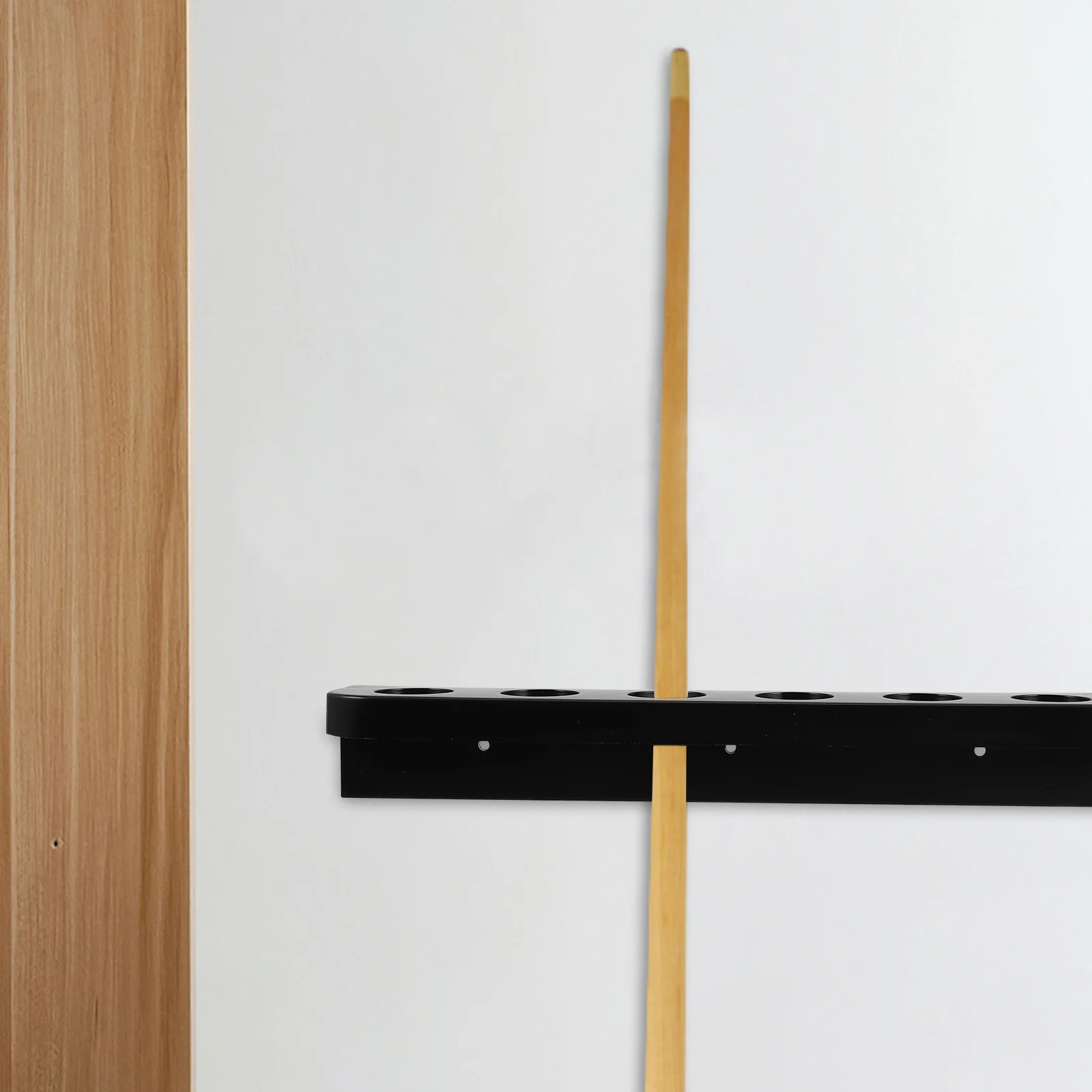 

1Pair Stylish Plastic Pool Cue Rack Billiard Equipment Wall Mount Storage Space Saving Design Play Room Billiard Stick Holder