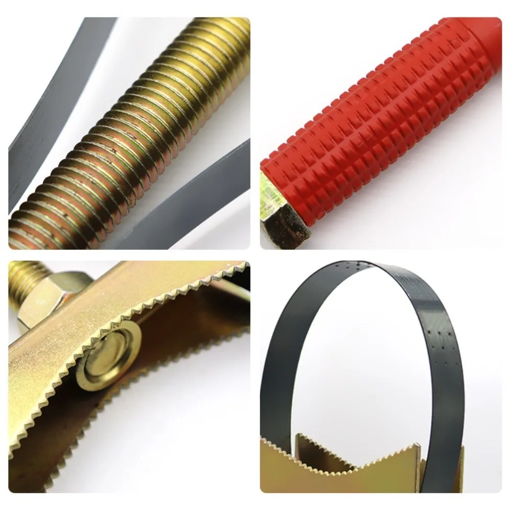 

2 in 1 Oil Filter Removal Strap Wrench Tool Multifunctional Universal Oil Filter Removal Tool Adjustable