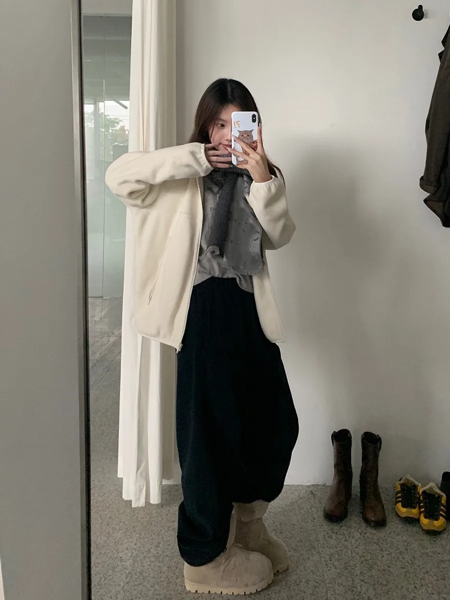 

Флисовая толстовка со шляпой, женская толстовка с принтом, осенняя Y2K, скейтерборд, унисекс, верхняя одежда с надписью, уникальные разноцветные хипстерские Ins