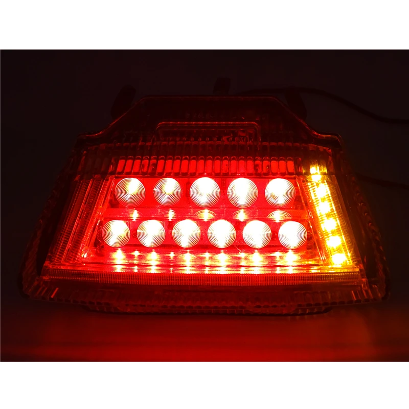 waase For Kawasaki Ninja ZX10R ZX-10R ZX1000 2011 2012 2013 2014 2015 Rear Tail Brake Turn Signals Integrated Led Stop Light