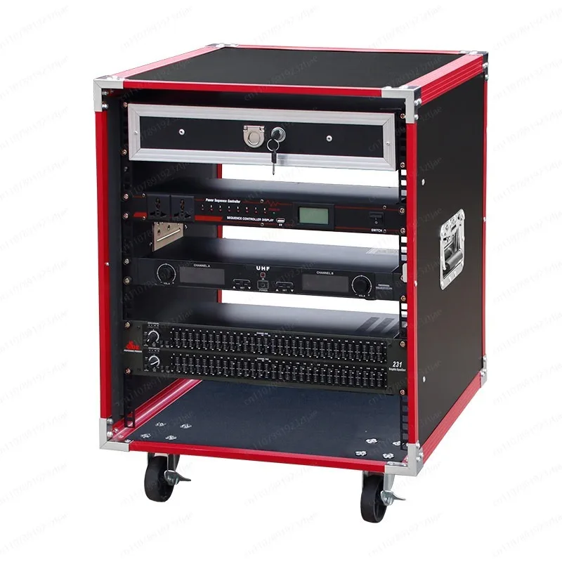 Professional 12U16U air case household power amplifier cabinet mixer 20U aviation rack