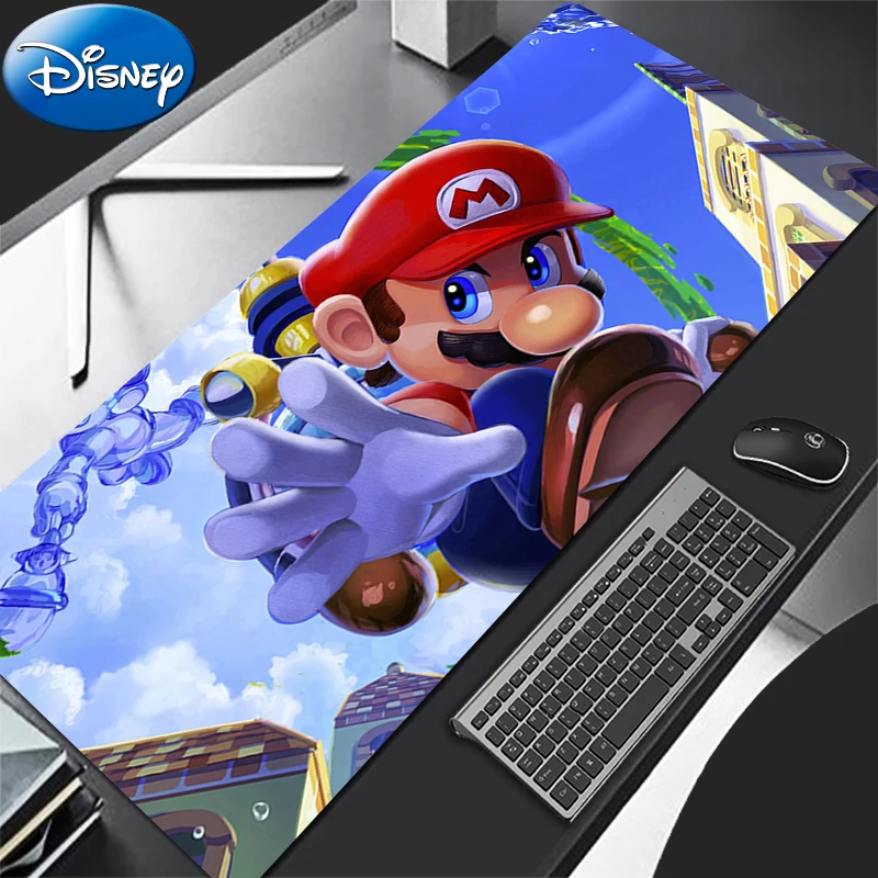 Alas Mouse Gamer PC Kantor HD Print Anime Mousepad Laptop Kartun Super Lucu M-marioes Alas Meja Aksesori Gaming Alas Keyboard