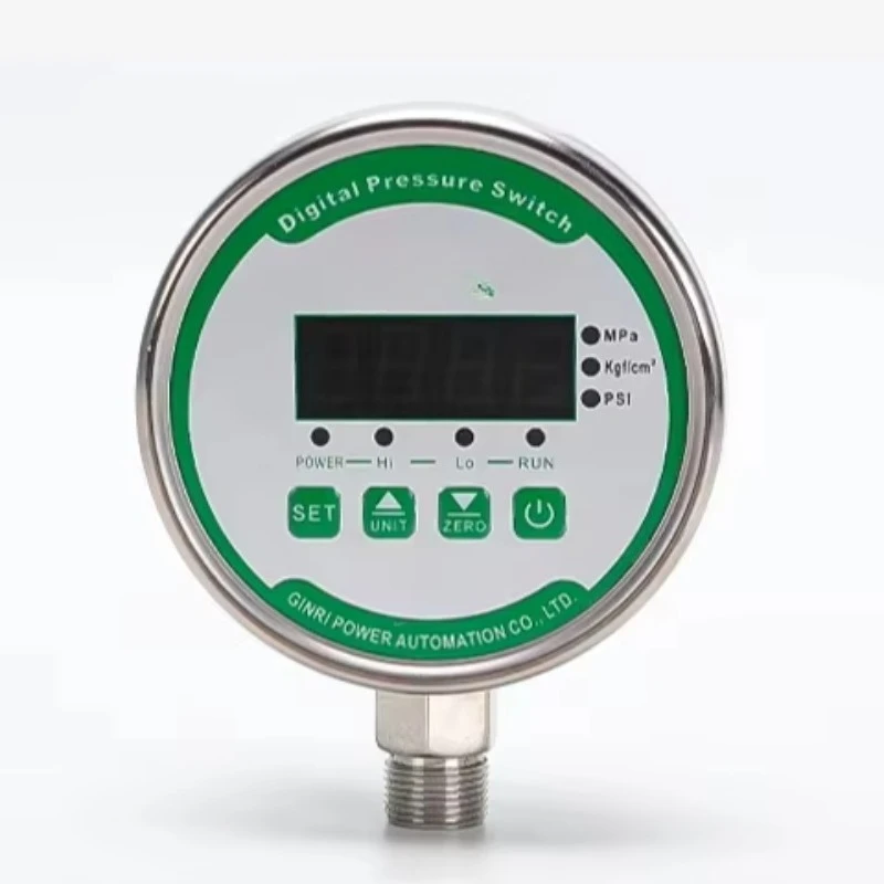 

Digital Light Emitting Diode Display Pressure and Adjustable Hydraulic Switch