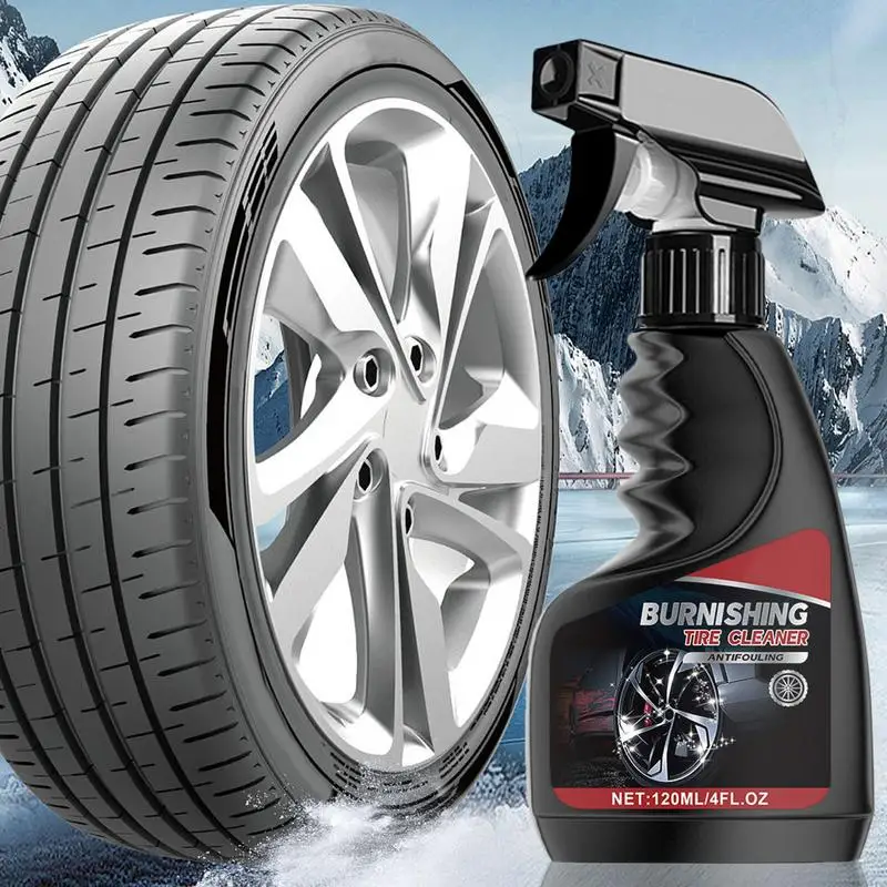 Auto Hub Wiel Band Cleaner 120 ml Auto Roest Remover Spray Efficiënte Auto Wiel Cleaner Voor Langdurige Band Hoogglans