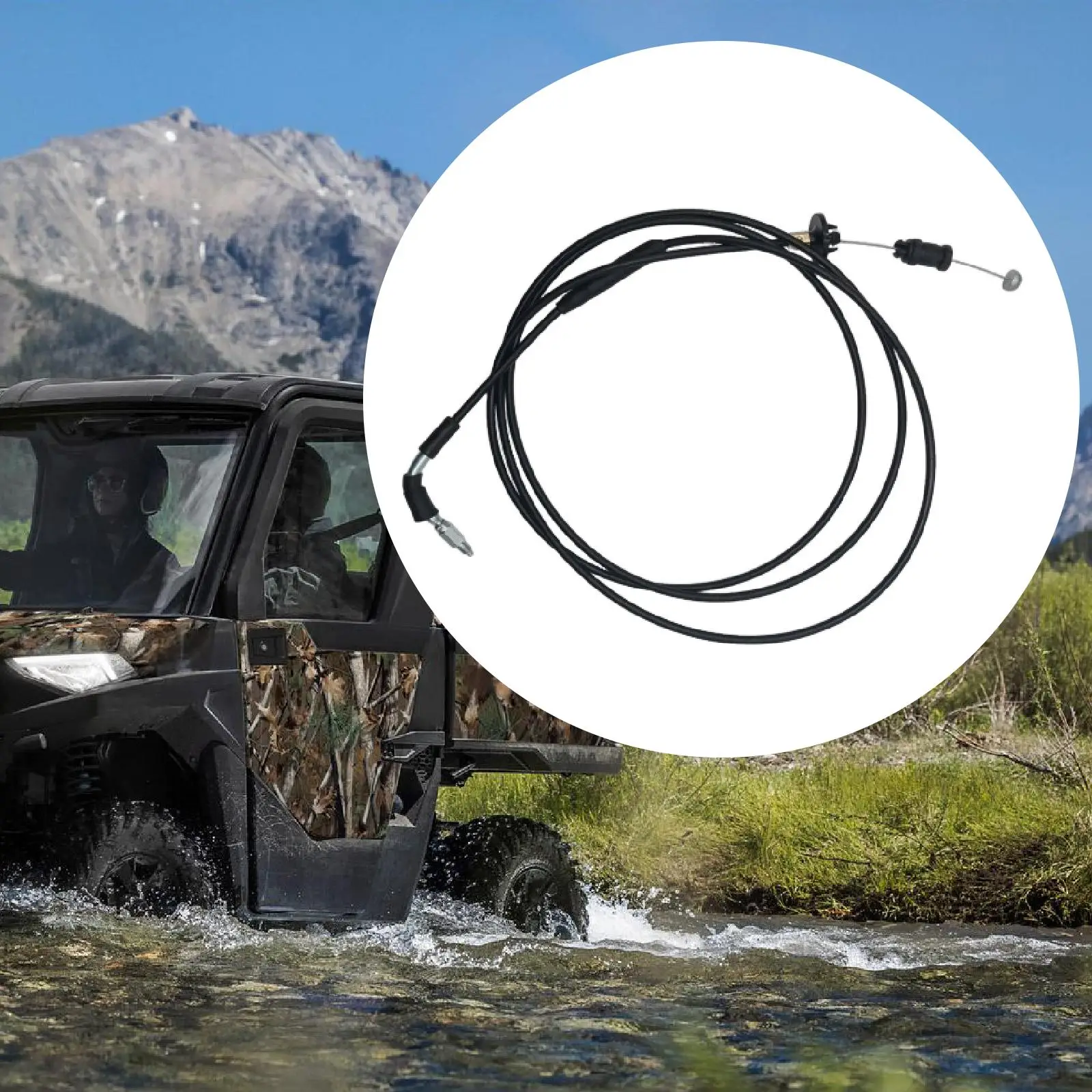 

Professional Metal Throttle Cable Accessory for Polaris Ranger XP 700 7081247 Easy Install Maintenance Part
