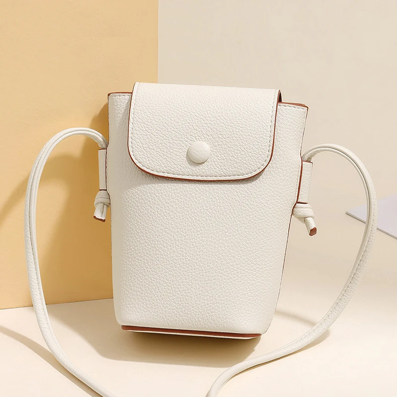 

New niche design, fashionable and exquisite crossbody women's bag, PU soft leather single-shoulder phone bag，easy to match