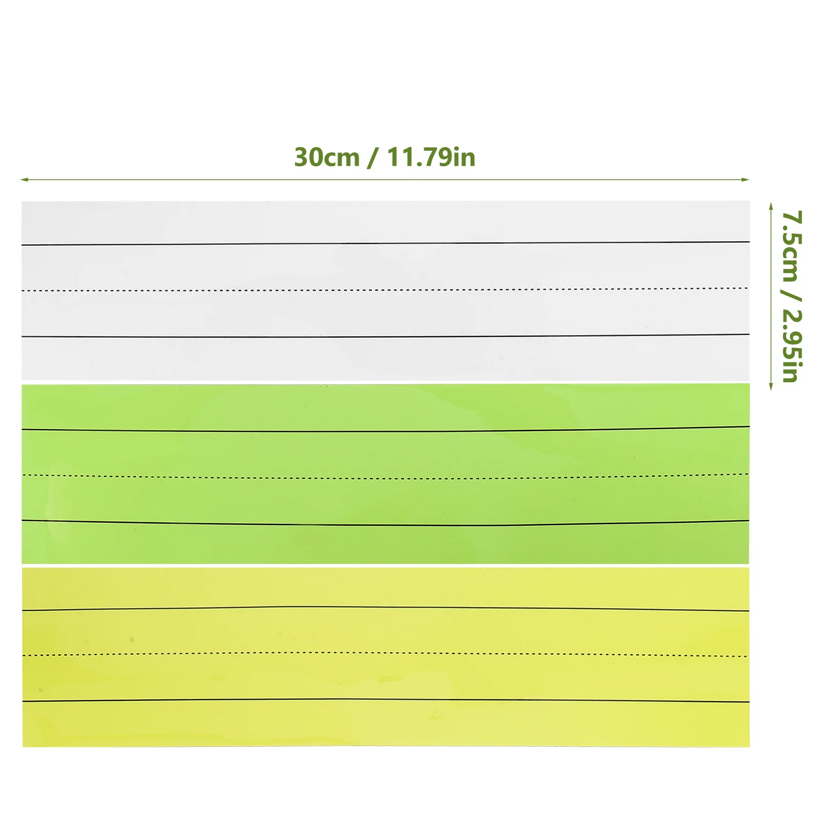 3 قطعة شرائط الجملة المغناطيسية اصطف تصميم شرائط المسح الجاف المغناطيسي للسبورة البيضاء الثلاجة مذكرة دفاتر تسميات يومية قابلة لإعادة الاستخدام