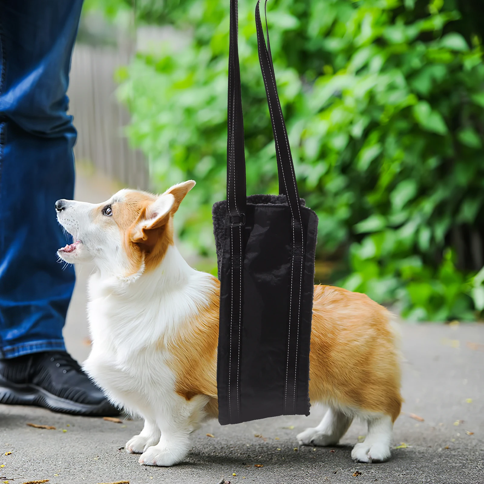 

Portable Dog Harness Lifter Large Elderly Dogs H Recovery Sling Hip Support Dog Lift Harness Leg Support Outdoor Pet