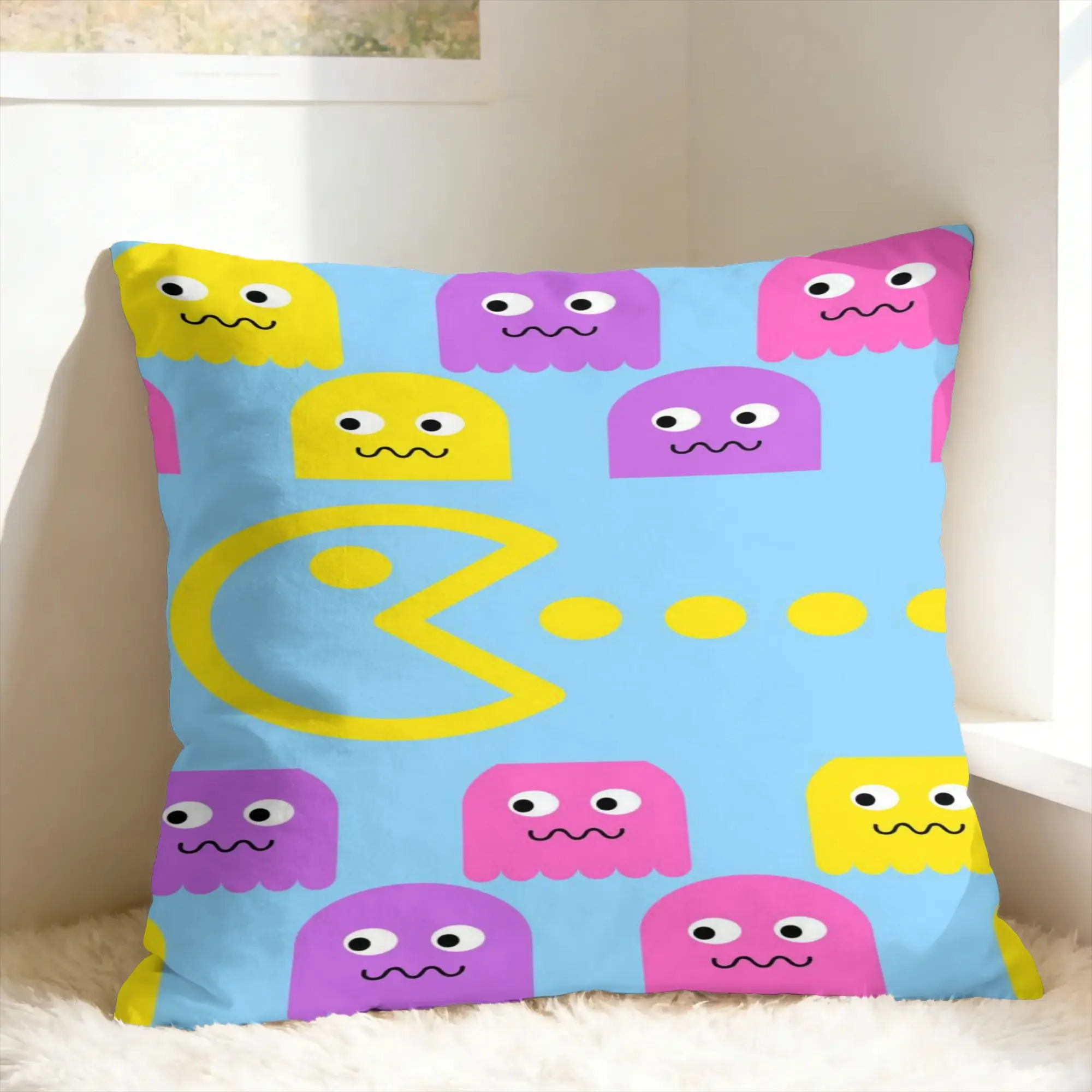 Pac-Man Pillowcases  Novelty Pillow Case For Wedding Party Home Decor Comfy Pillow Cover