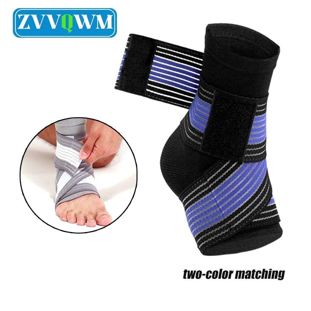 

1Pcs Foot Ankle Compression Sock Adjustable Swelling Foot Support Tendonitis Pain Relief Sports Ankle Sleeve Running Basketball