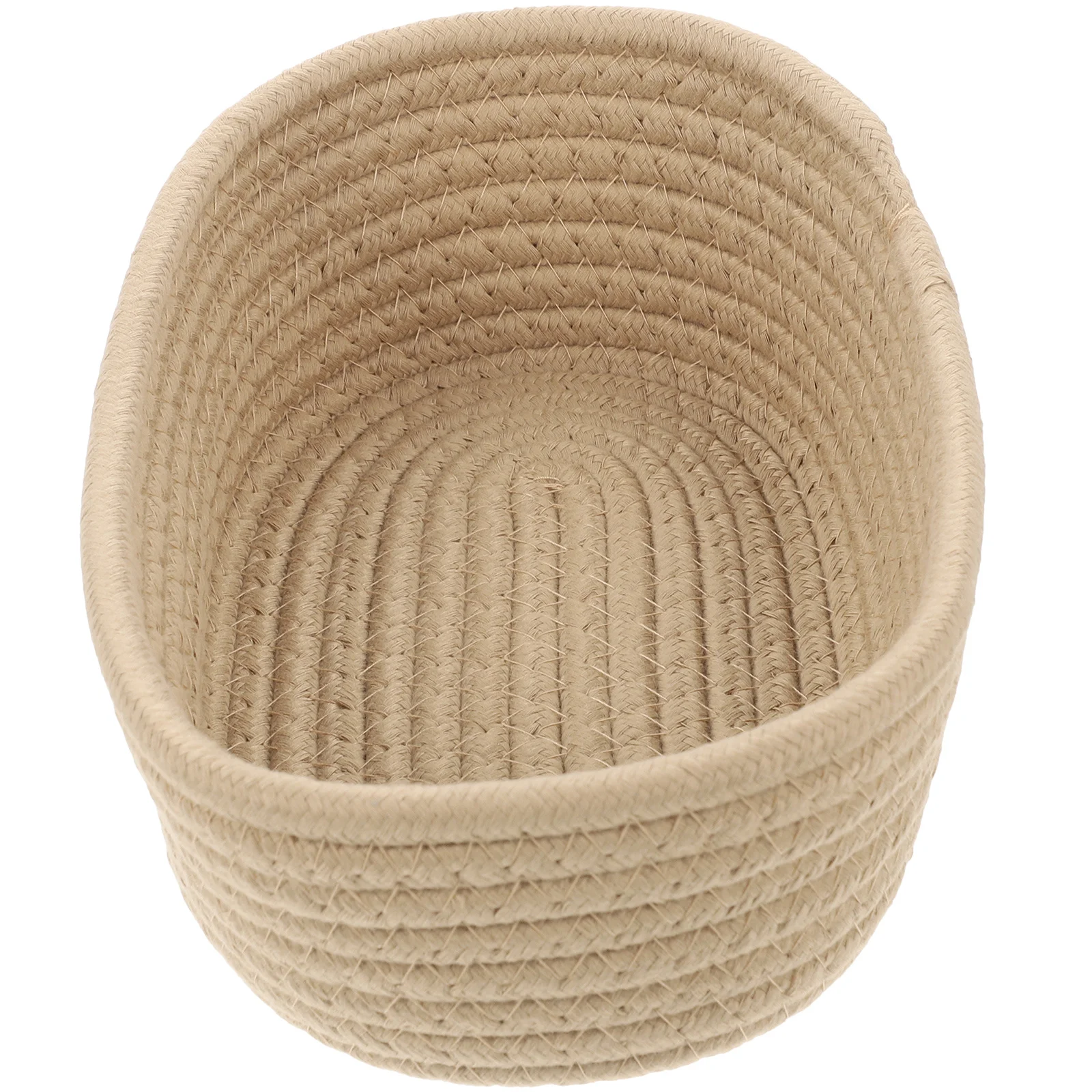 

Wicker Basket Storage Woven Baskets Fabric for Cotton Braided Organizer