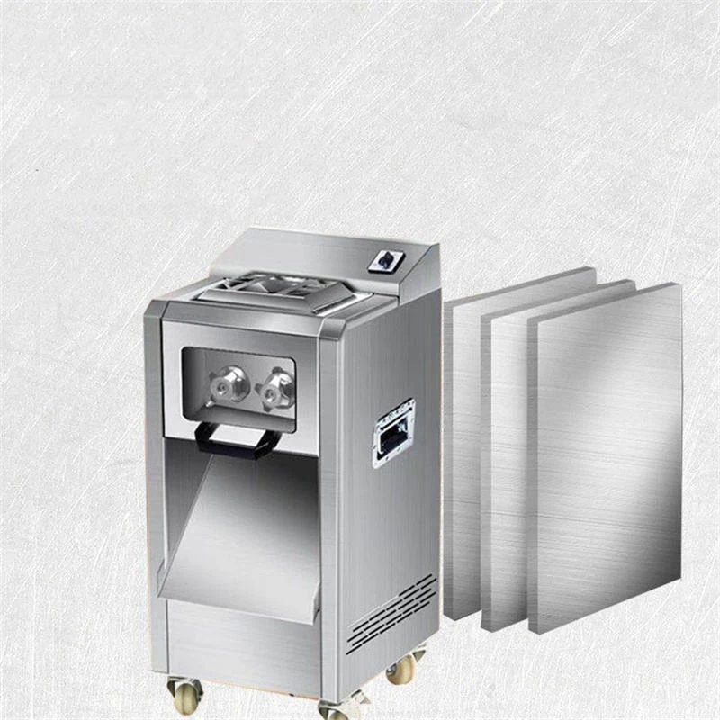 Vertical Electric Meat Cutter Fully Automatic Fish Slicer Vegetable Shredder for Commercial And Household Use